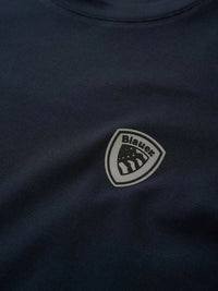 T-shirt Blauer Jan blu navy collezione Iridescent Shield SS26, vista posteriore